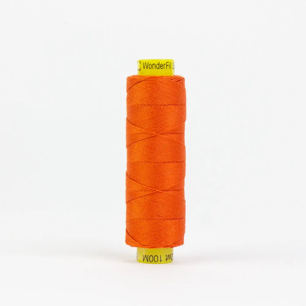 SP02 - Spagetti™ 12wt Egyptian Cotton Fun Orange Thread WonderFil USA