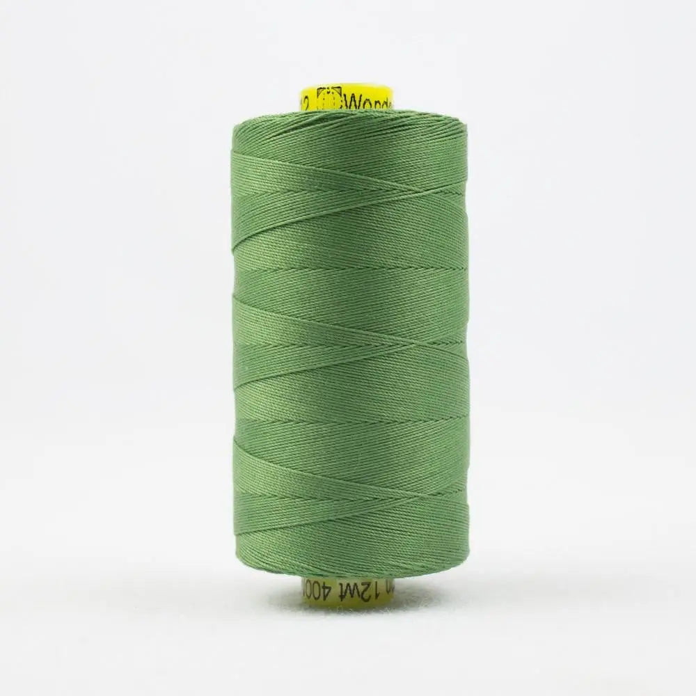 SP12 - Spagetti™ 12wt Egyptian Cotton Medium Fern Green Thread WonderFil USA