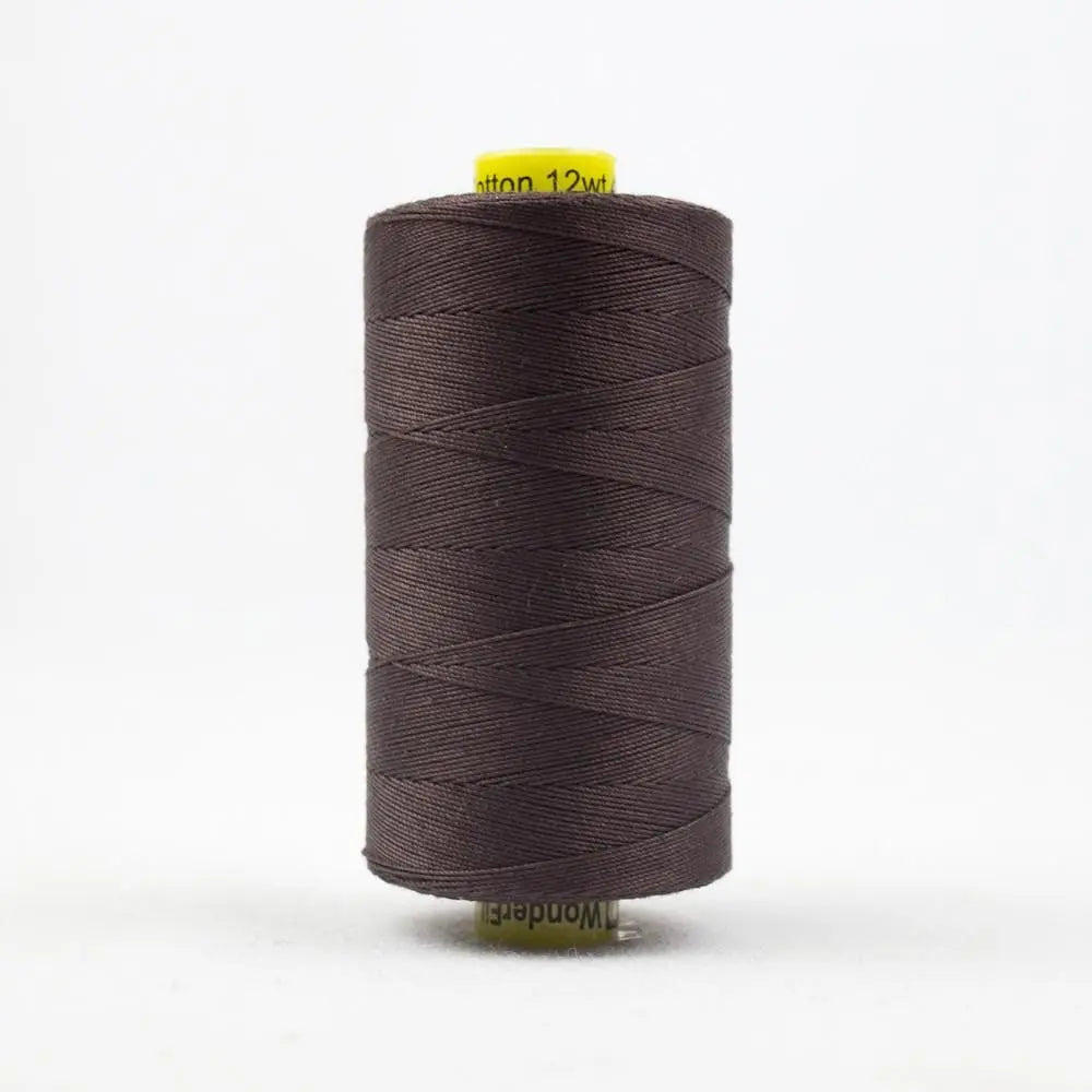 SP17 - Spagetti™ 12wt Egyptian Cotton Dark Chocolate Thread WonderFil USA