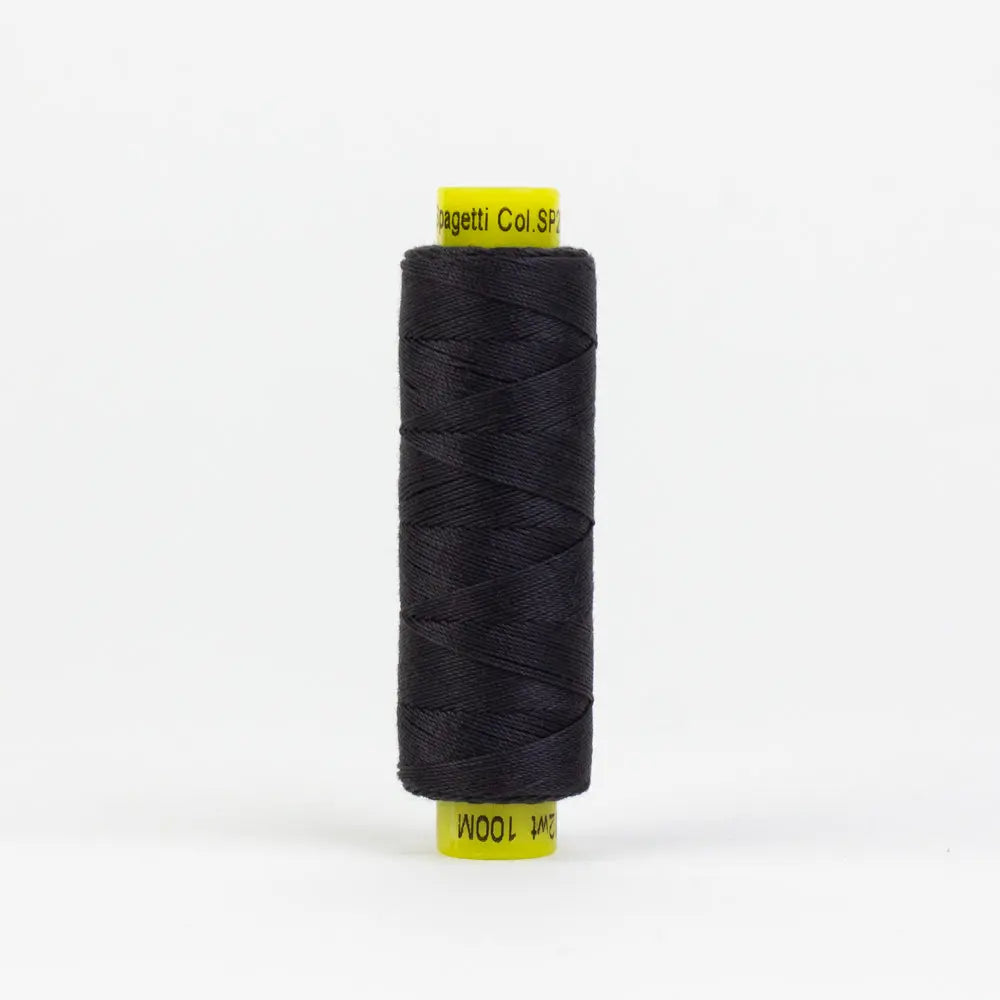SP202 - Spagetti™ 12wt Egyptian Cotton Charcoal Thread WonderFil USA