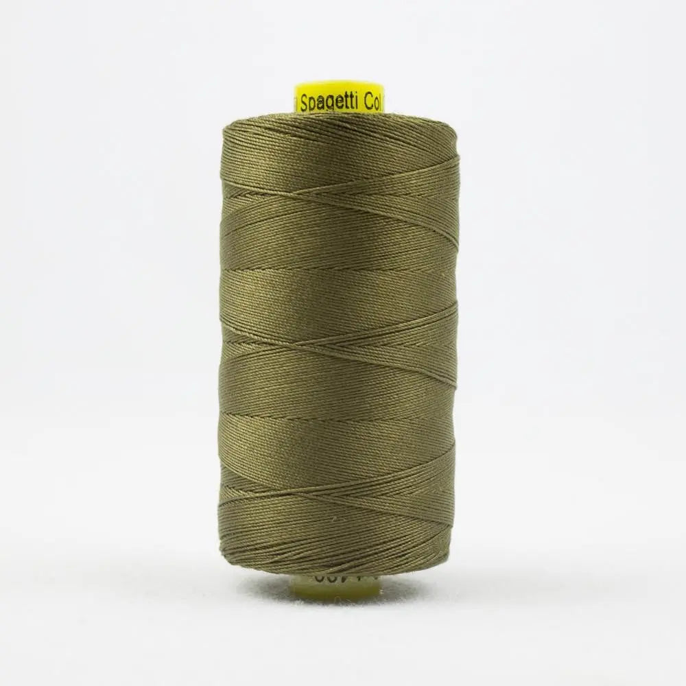 SP22 - Spagetti™ 12wt Egyptian Cotton Army Green Thread WonderFil USA