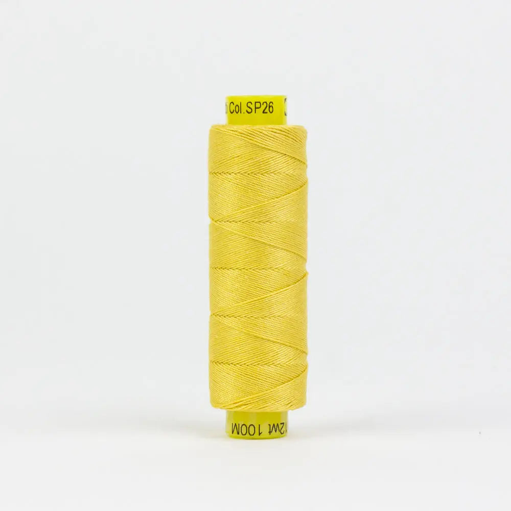 SP26 - Spagetti™ 12wt Egyptian Cotton Soft Yellow Thread WonderFil USA