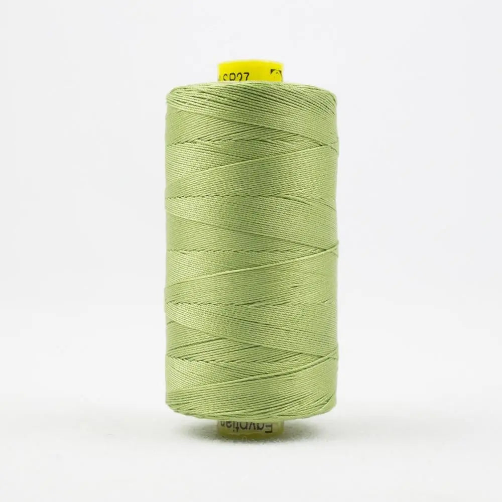 SP27 - Spagetti™ 12wt Egyptian Cotton Soft Green Thread WonderFil USA