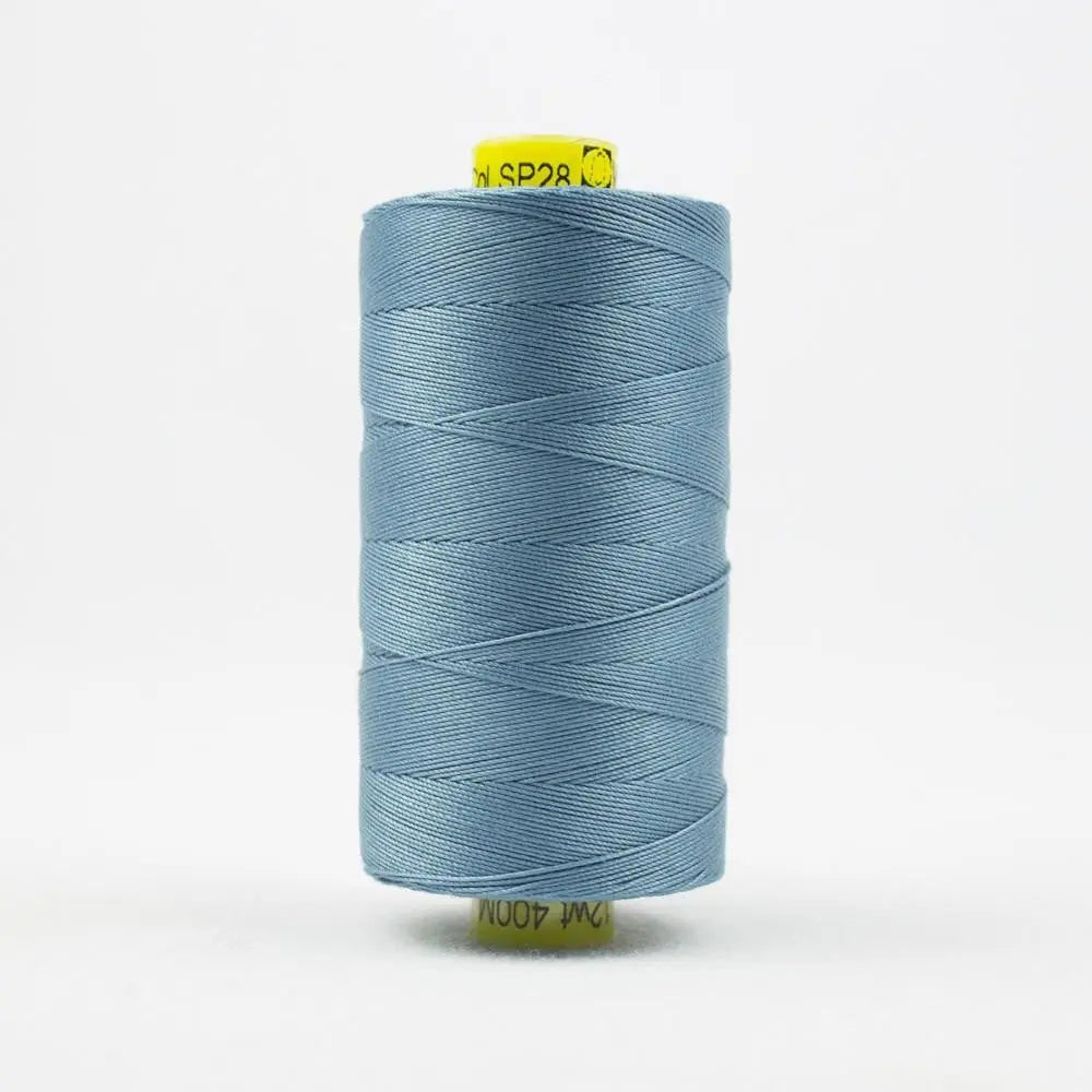 SP28 - Spagetti™ 12wt Egyptian Cotton Soft Blue Thread WonderFil USA