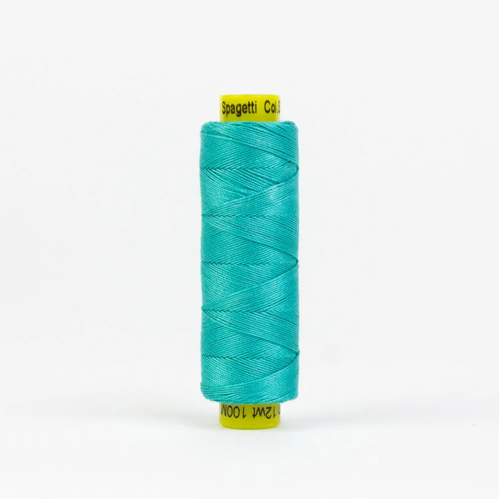 SP48 - Spagetti™ 12wt Egyptian Cotton Seafoam Green Thread WonderFil USA