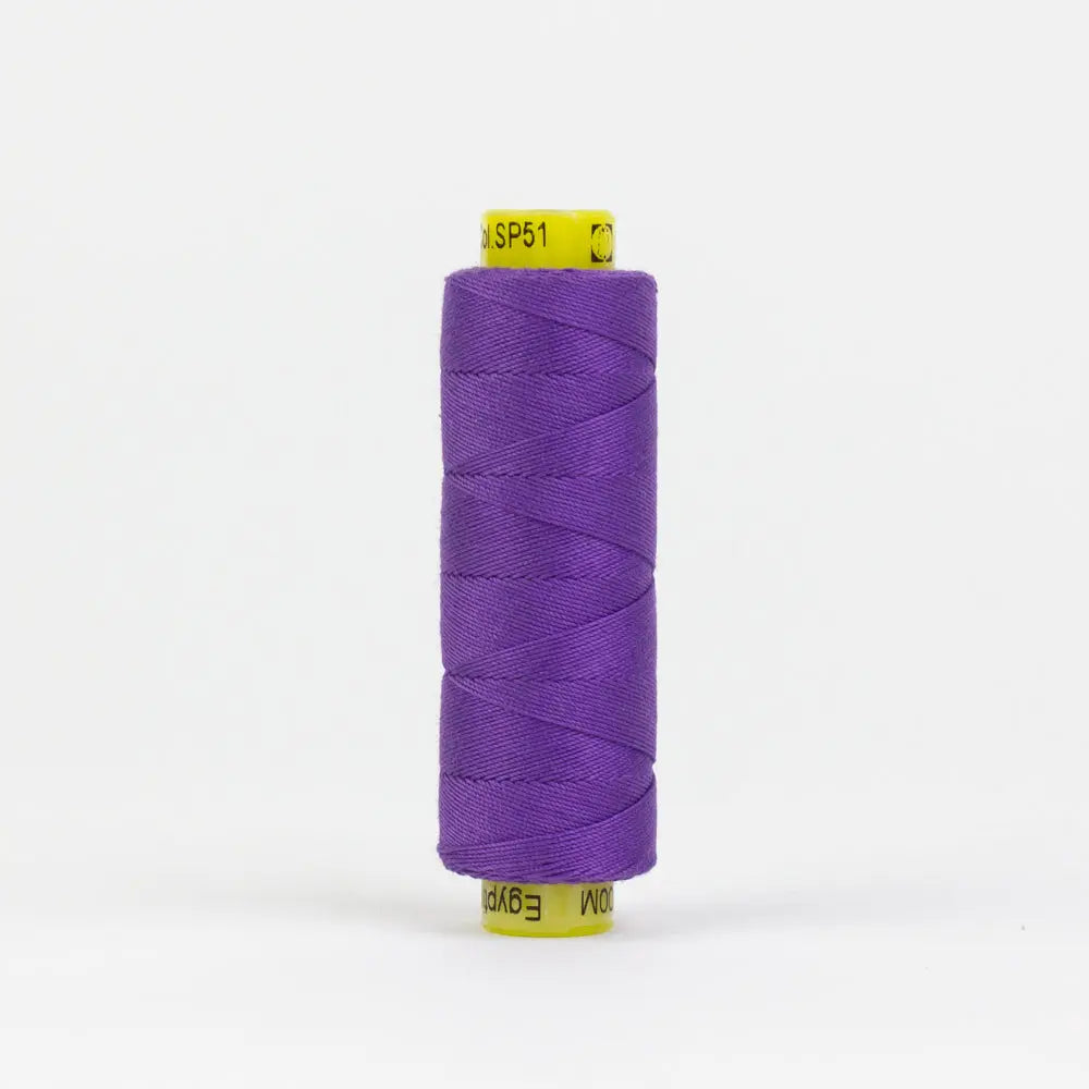 SP51 - Spagetti™ 12wt Egyptian Cotton Purple Pansy Thread WonderFil USA