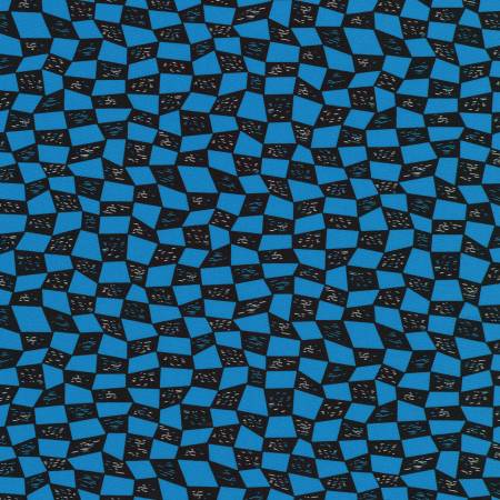 Robert Kaufman Checks Blue quilting fabric