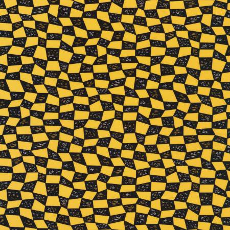 Robert Kaufman Checks Yellow quilting fabric
