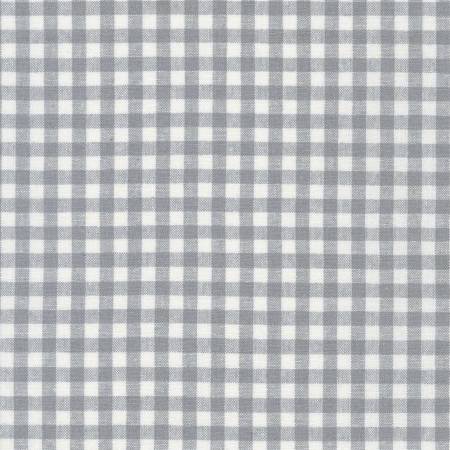 Robert Kaufman Gingham Steel yarn dyed quilting fabric