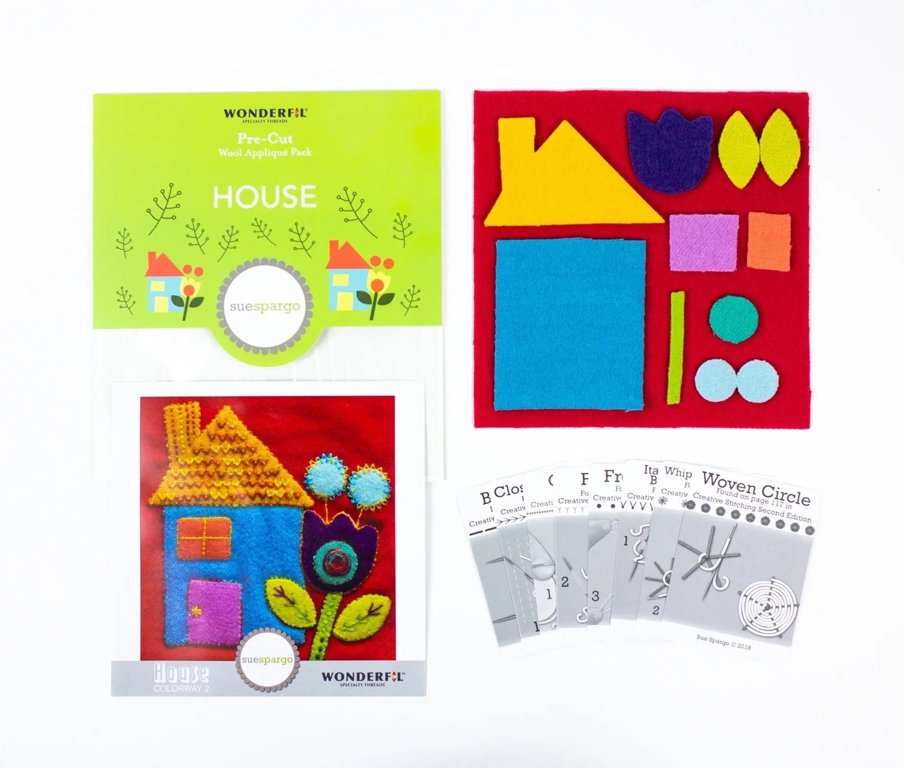SSPWK - Pre-cut wool kits by Sue Spargo WonderFil USA