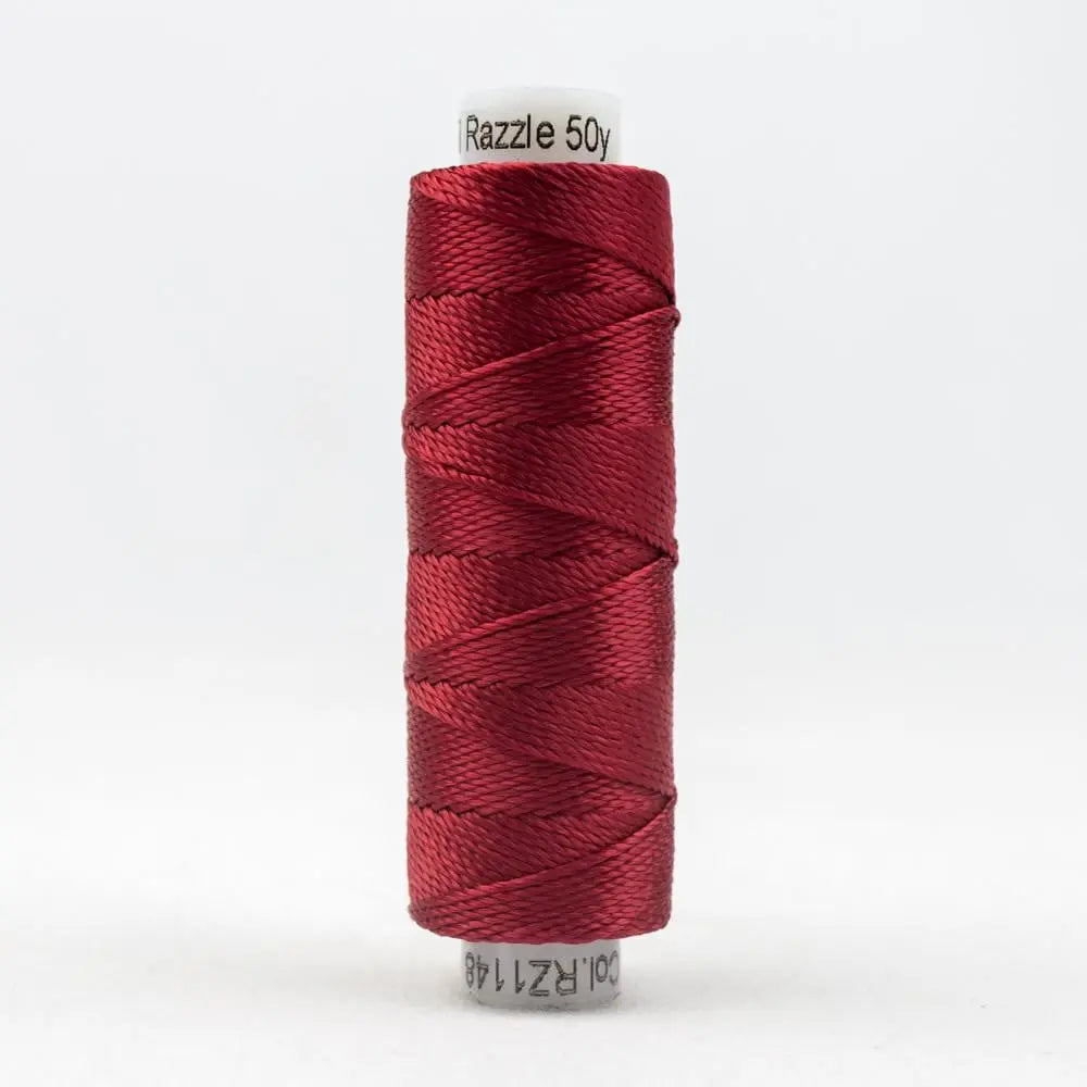 SSRZ1148 - Razzle™ 8wt Rayon Tango Red Thread WonderFil USA