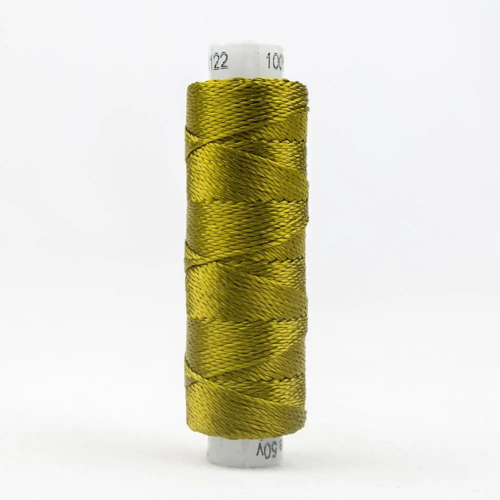 SSRZ4122 - Razzle™ 8wt Rayon Ecru Olive Thread WonderFil USA