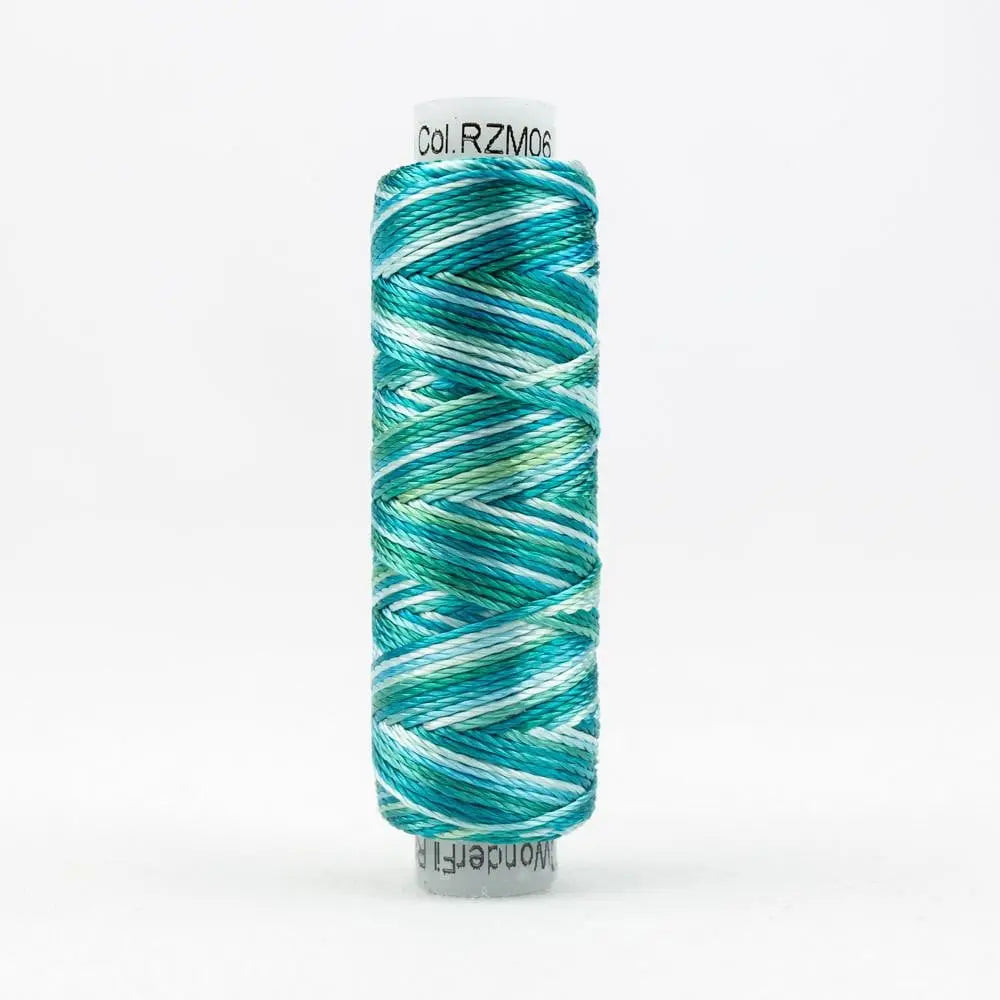 SSRZM06 - Razzle™ 8wt Rayon Tropical Teal Thread WonderFil USA
