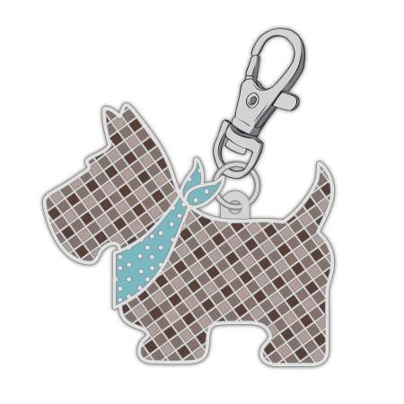 Riley Blake Scotty Dog enamel charm from Bee Vintage collection