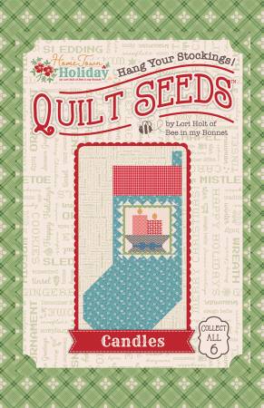 Lori Holt Home Town Holiday Quilt Seeds 6 candles pattern