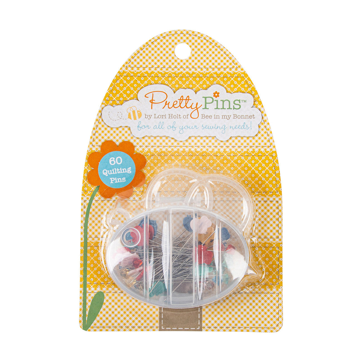 Pretty Pins Lori Holt Quilting Pins Box Of 60 45" wide fabric per yard