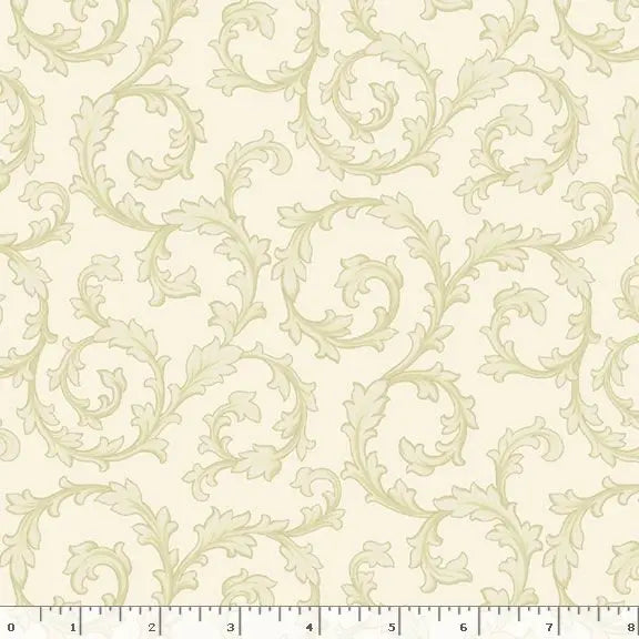 Sage Swirl Cotton Wideback Fabric Per Yard - Linda's Electric Quilters