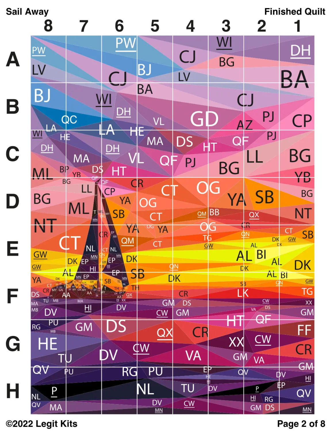 Sail Away Quilt Kit - Linda's Electric Quilters