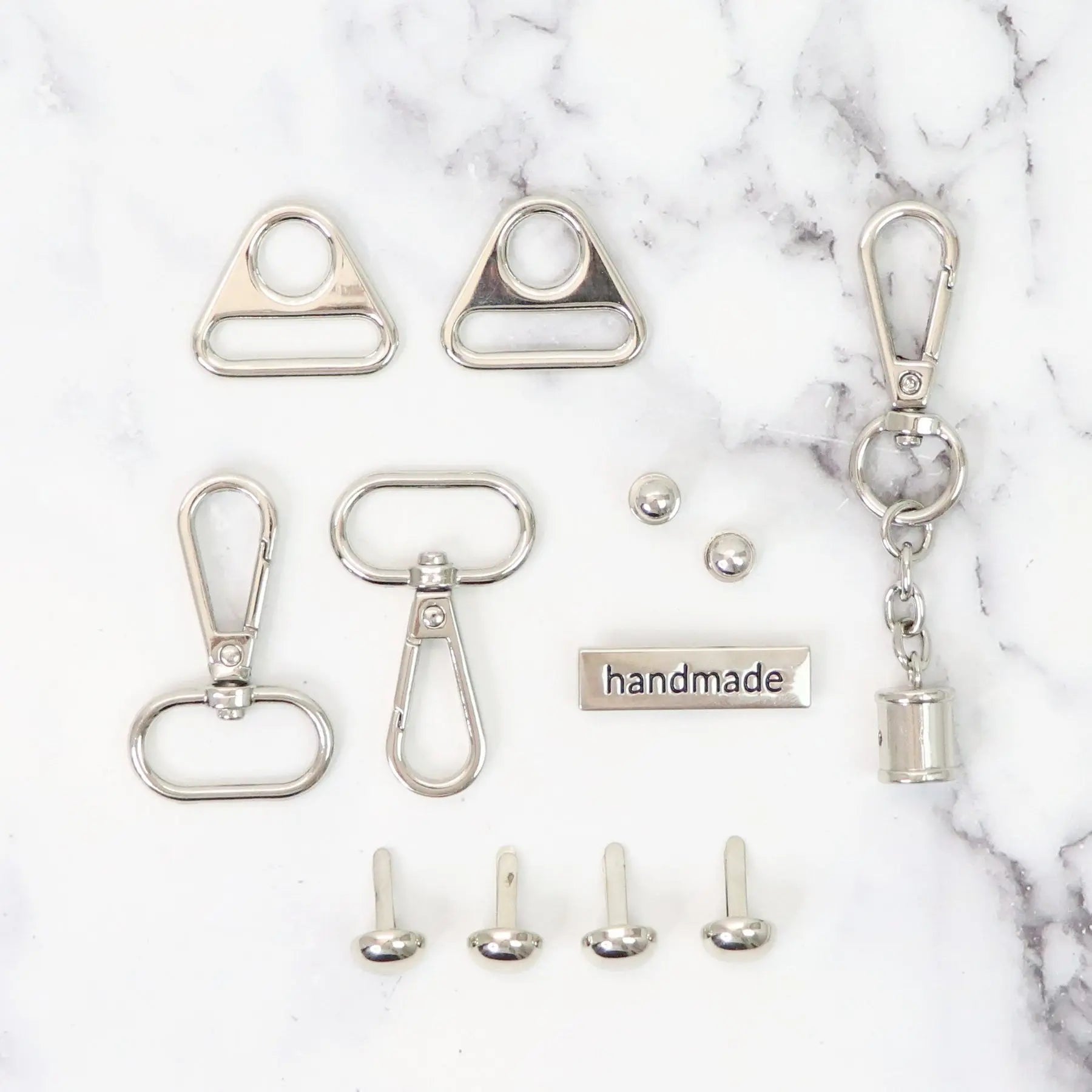 Sampler Box Bundle Of Hardware Set Nickel - Linda's Electric Quilters
