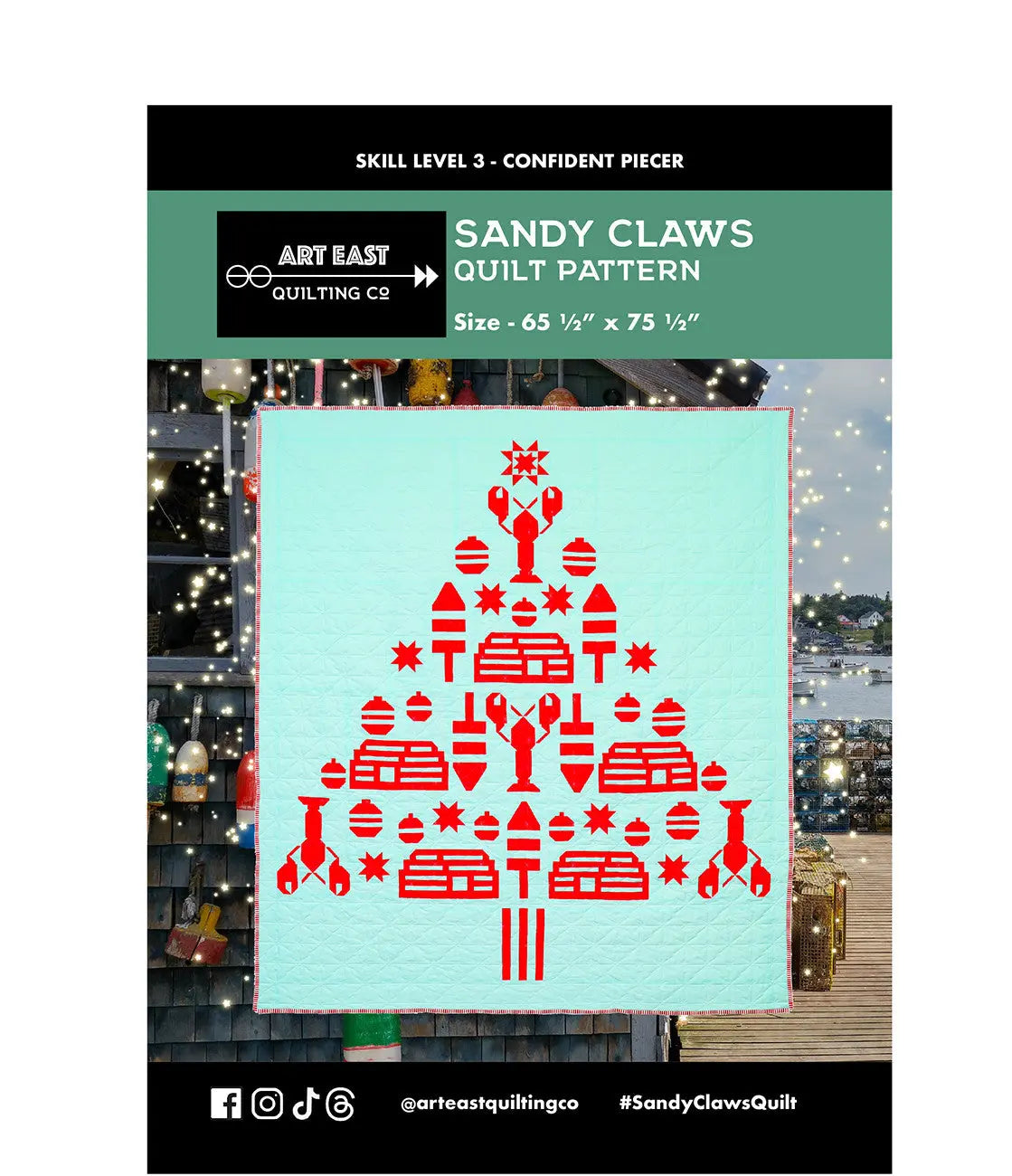 Sandy Claws Quilt Pattern - Linda's Electric Quilters