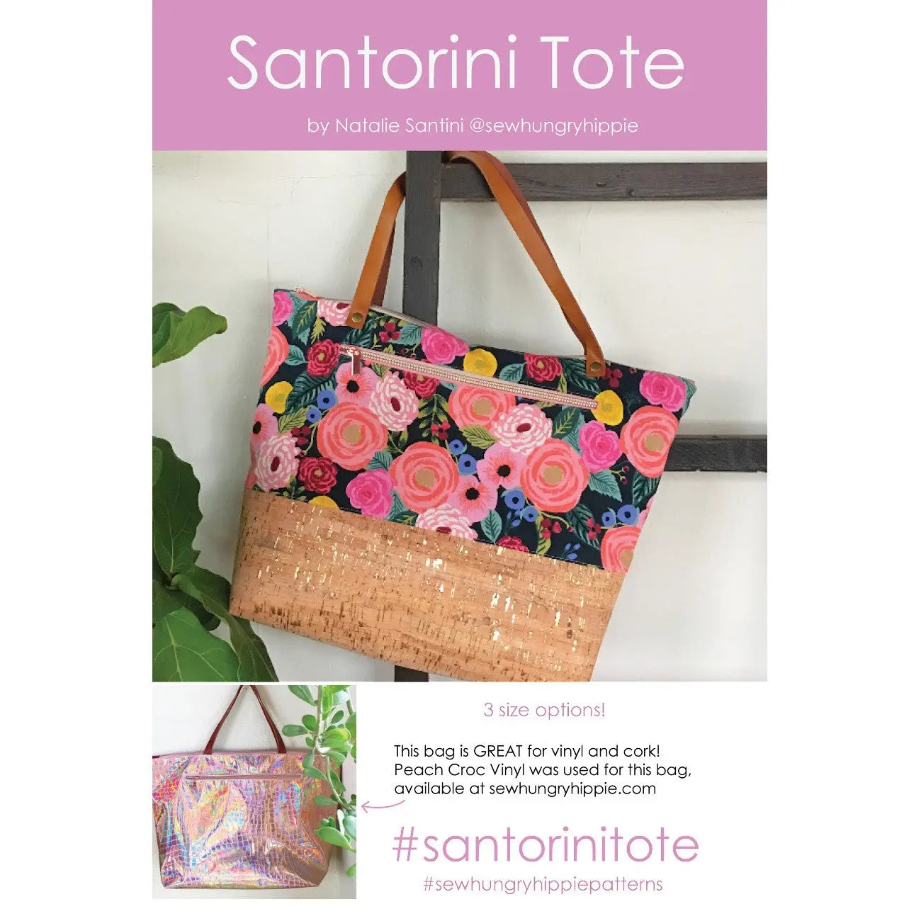 Santorini Tote Sewing Pattern - Linda's Electric Quilters