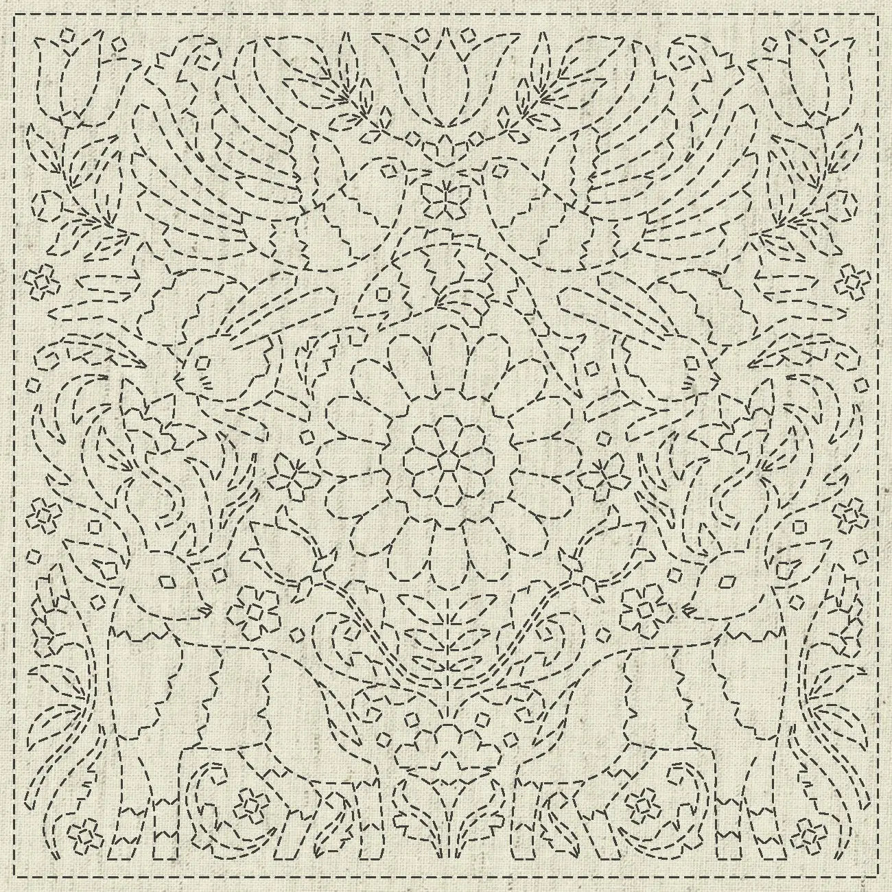 Sashiko Cloth Good News - Linda's Electric Quilters