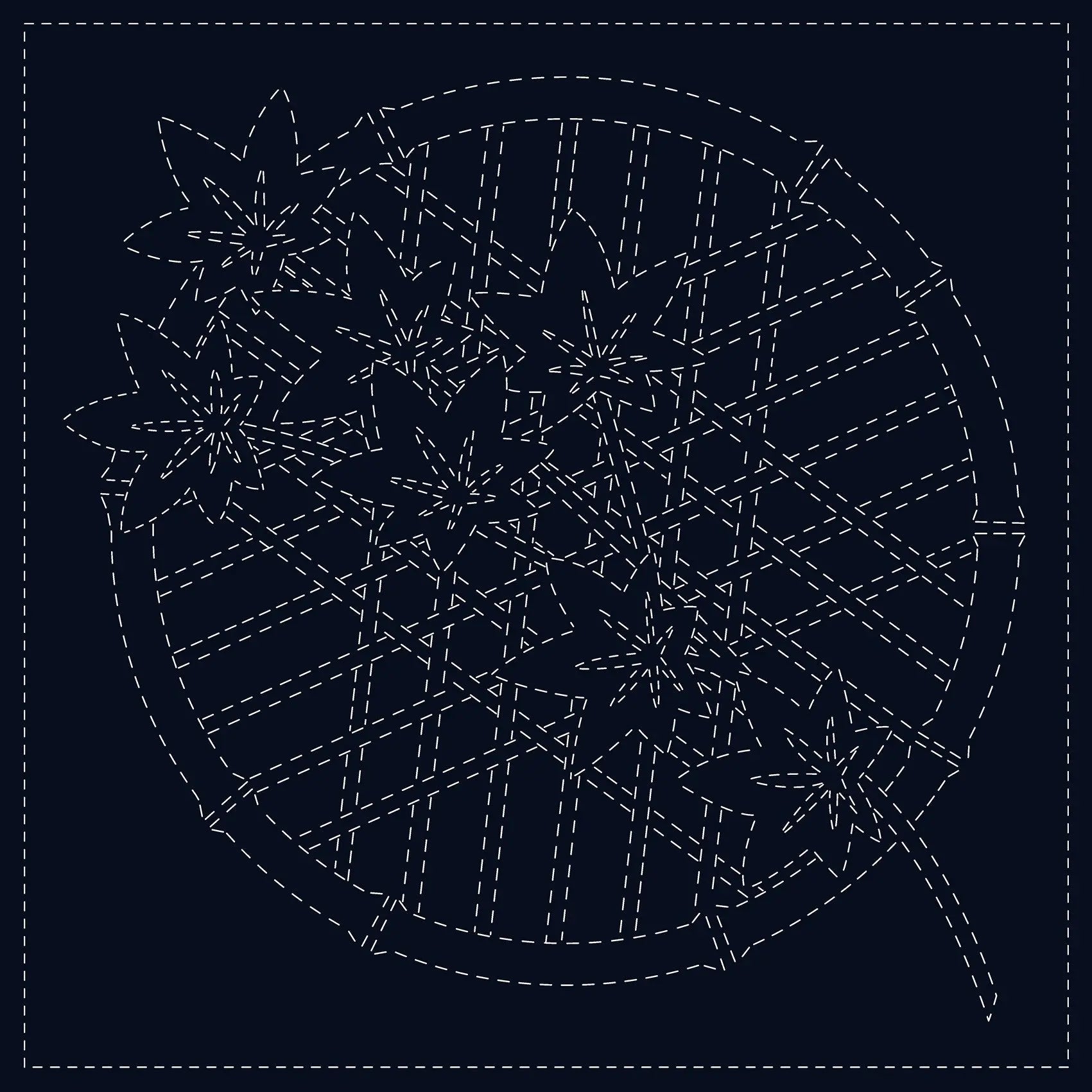 Sashiko Cloth Momiji - Linda's Electric Quilters