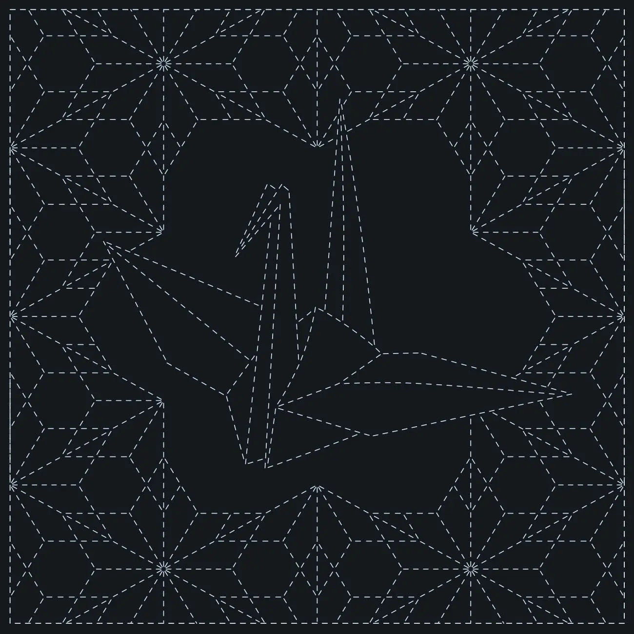 Sashiko Cloth Ori-Zuru - Linda's Electric Quilters