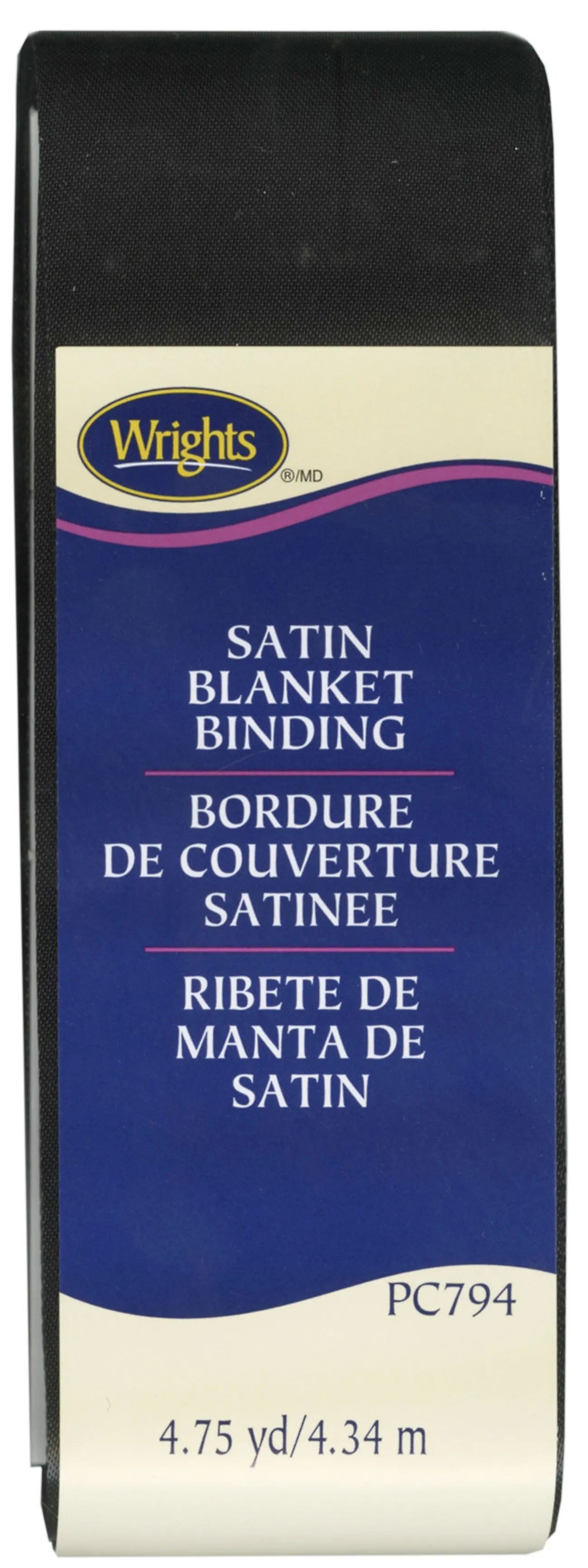 Satin Blanket Binding Black Checker Distributor