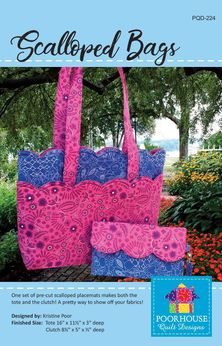 Scalloped Bags - Linda's Electric Quilters
