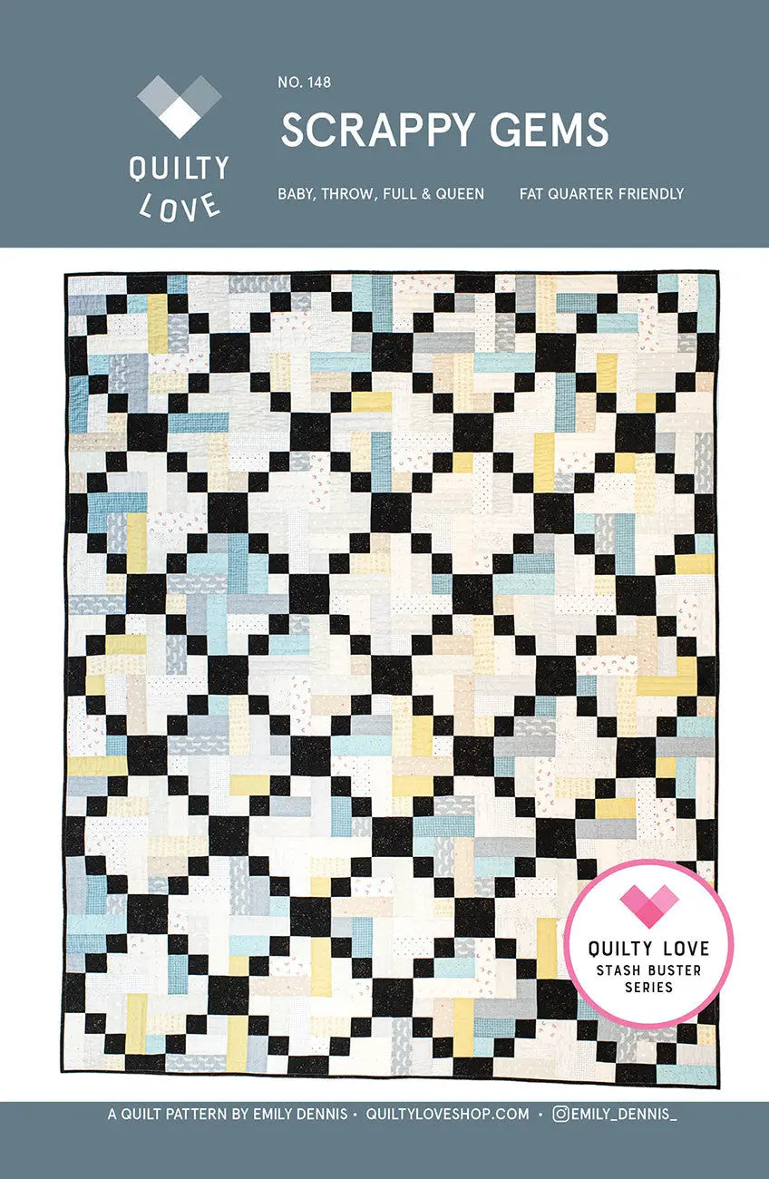 Scrappy Gems Quilt Pattern - Linda's Electric Quilters