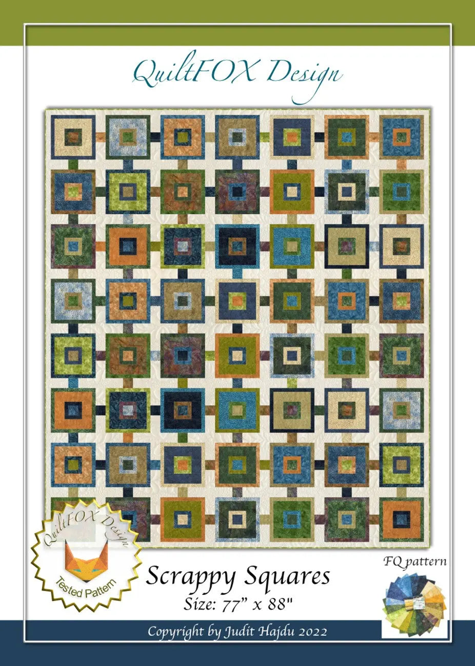 Scrappy Squares - Linda's Electric Quilters