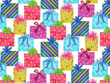 Party Line Presents novelty quilting fabric by Blank Quilting