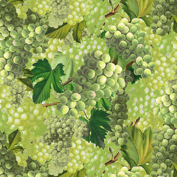 Cheers Green novelty quilting fabric by Clothworks