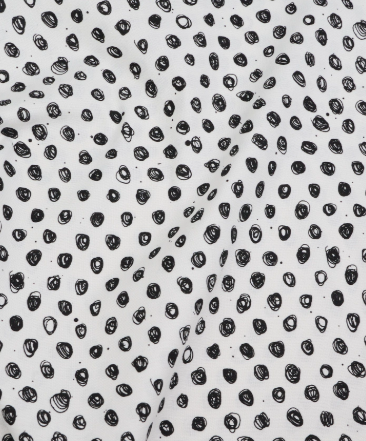 Andover Giucy Giuce Snowy Owl Ink quilting fabric