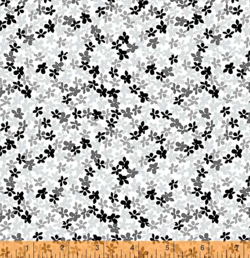 Windham Whistler Studios Blossom Ditsy Grayscale quilting cotton fabric