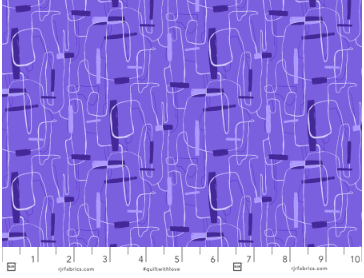 Brushstrokes Ultra Violet purple blender quilting fabric by RJR Fabrics