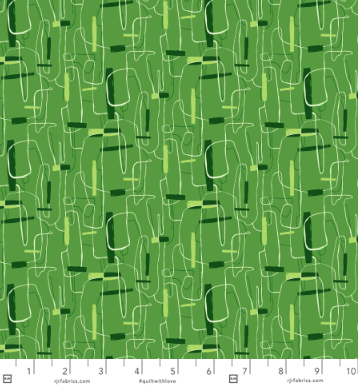 Brushstrokes Kelly Green blender quilting fabric by RJR Fabrics