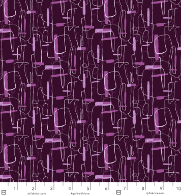 Brushstrokes Deep Magenta pink blender quilting fabric by RJR Fabrics
