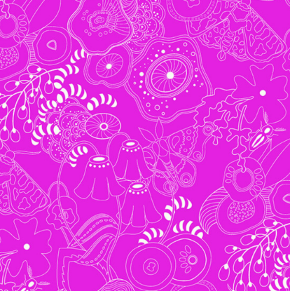 Pink Sun Print 2022 Anniversary floral quilting fabric by Alison Glass for Andover Fabrics
