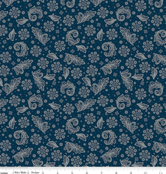 Cheddar At Twilight Navy C15162 blender quilting fabric by Riley Blake
