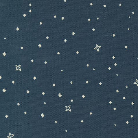 Navy Twinkle Cadence blender quilting fabric by Crystal Manning for Moda