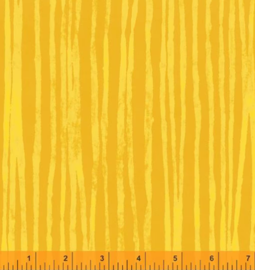 Sunlight Line yellow stripe quilting fabric by Marcia Derse for Windham Fabrics
