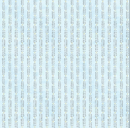 Light Blue Ticking Stripe Blue Breeze quilting fabric by Wilmington Prints
