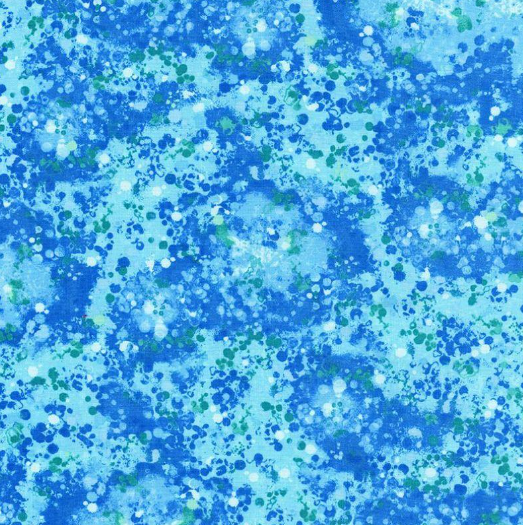 Aqua Bravo Basic blender quilting fabric by Timeless Treasures