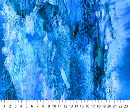 Northcott Sume Rain Showers Electric Blue quilting fabric