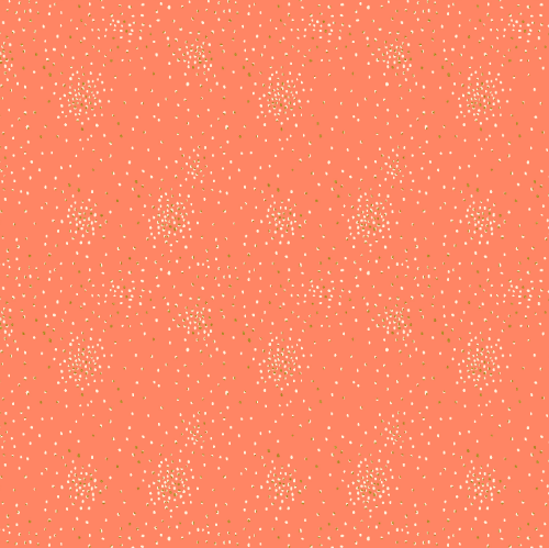Cotton and Steel Basics clusters metallic melon