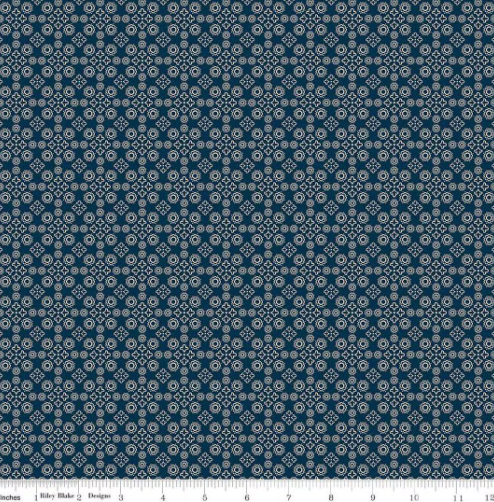 Cheddar At Twilight Navy C15163 blender quilting fabric by Riley Blake