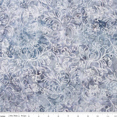 Achromatic Dance Fog Gray blender quilting fabric by Riley Blake