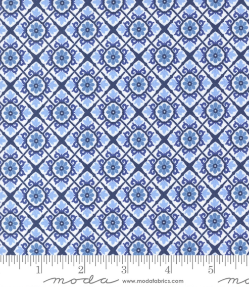 Sunflowers In My Heart Dusk Checks and Plaids quilting fabric by Moda